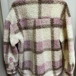 Sadie and Sage Plaid Teddy Jacket Photo 4