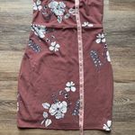 EXPRESS Muted Pink Floral Halter Mini Dress S Photo 2