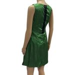 Sugar Lips  Emerald Green Black Sleeveless Bubble Hem Zip Back Lined Dress Size S Photo 6