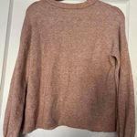 Madewell Gladwell Balloon Sleeve Pink Pullover Sweater size XXS Photo 4