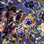 Anthropologie  Somerset Maxi Dress XXS Purple Velvet Tiered Smocked Gown Coquette Photo 8