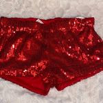 Sequin Shorts Red Photo 0