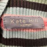 Kate Hill  Sweater Women Plus 2X Crewneck Pullover Cable Knit Stripes Pima Cotton Photo 6