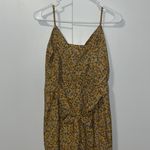 No Boundaries  Hi-Low Sundress Ditsy Floral Print Dress Gold Juniors XXL 19 Photo 7