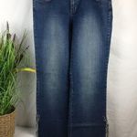 Z Cavaricci Vintage Blue Flair Wide Slit Leg Rivet Waist Jeans 11 Size undefined Photo 0