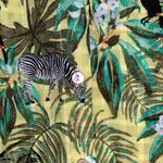 Jane and Delancey  Safari Shirt Dress Jungle Animal Print Button Size Large Photo 4