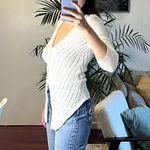 Guess  open knit cardigan size M Y2K revival era ivory white Photo 1