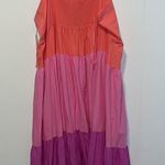 Terra & Sky Tie Bust Multicolor Maxi Sundress NWT Photo 1