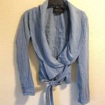 BCBGMAXAZRIA  LINEN BLAZER STRETCH COTTON LINEN BLAZER S Photo 0