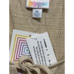 LuLaRoe  Cream Jody Dress Boho Faux Wrap Top Knee Length NWT Long Sleeve Photo 4