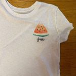 Free People We the Free Watermelon Fresh Embroidered Preppy Coastal Boho Top S Photo 3
