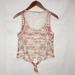 One Clothing | Pink Striped Crop Top Photo 3