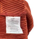 Anthropologie  Dolan Lettuce-Hem Buttondown Top Pleated Flare Sleeve Rust Large Photo 12