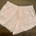 Aerie  Sweat Shorts XS Pink Soft Shorts Comfy Slight Tie Dye Pattern Photo 0