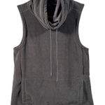 Nobull Women's Sleeveless Fleece Cowl Nexk Dark Gray Size S Activewear Photo 0