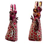 Vera Bradley 2009 Carnaby Floral The Gabby Quilted Tote Handbag Pink Boho Chic Photo 5