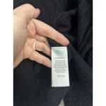 Tahari 100% Extra Fine Merino Wool Black Open Front Cardigan Size XS Cozy Photo 7