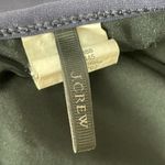 J.Crew  Swimsuit One Piece Scalloped Neckline Deep V-Neck Size 10 Navy Blue‎ Photo 4
