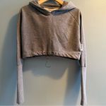 Gymshark Cropped Gray Hoodie Photo 2