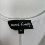 Inner Beauty White Ruched Sides Top Size M Size M Photo 1