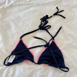 Beach Bunny Swimwear Blue Sequins Pin Lace Bikini Top Photo 3