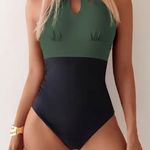 Cupshe Women's Cutout High Neck Tummy Control One Piece... Photo 0