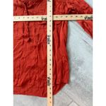 Stella McCartney Orange Eva Vegan Silk Long Sleeve Top Sz 38 Photo 6