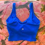Lululemon align tank top cerulean blue with padding size 2 Photo 6