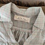 Free People Rainbow Picnic Button Down Photo 3