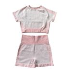 Light Pink Textured Two Photo 2