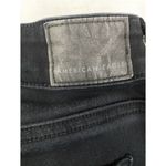 American Eagle Jeans Women's Black Sz 4 Flare High Waisted Stretch Denim EUC Photo 5