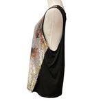 Moa Moa Vintage  Sequin Pattern Scoop Neck Tank Top Pulllover Dressy Tee Size 3X Photo 4