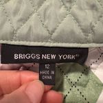Briggs New York  Light Green Quilted Puffer Jacket Photo 3