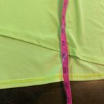 Clara Sun Woo Lime Green Tunic Small Made USA Stretch Asymmetric Hem Chartreuse Yellow Photo 7