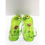 Katy Perry Sandals Womens Size 7 Green Avocado Ankle Strap Jelly Shoes Brand NEW Photo 4
