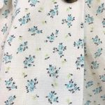 Mango  Holborn Floral 100% Linen Oversized Single Breasted Blazer Jacket Large Photo 9