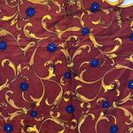 Vintage Silk SunKgungSa Scarf Wrap T15* Brown Photo 3