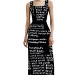 H&M Basquiat x Ev Bravado & Téla D'Amore LONG DENIM CORSET-STYLE DRESS Small NWT Photo 3
