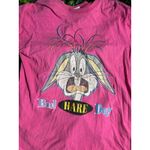 VINTAGE 1995 BUGGS BUNNY PINK T SHIRT/SLEEP SHIRT Size XXL Photo 3