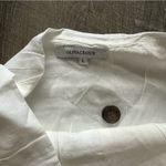 Olivaceous White Linen Button Up Skirt size Large  NWT Photo 2