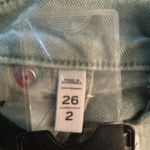 Loft Ann Taylor Green Denim Raw Hem Short 26 Boho Summer Classic Festival Casual Photo 9