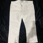 Daytrip  LEO White Denim Capri Jeans Photo 2