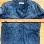 Madewell Denim Shirt Dress Long Sleeve Button-Up Casual Chic XS Fall Staple Photo 3
