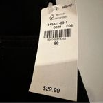 Old Navy Wow High Rise Cuffed Denim Shorts Women's 20 Black Goth Grunge Punk NWT Photo 2