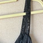 Vintage Unmentionables Black Nylon slip 42 Photo 12