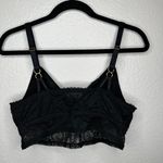Aerie black lace strappy bralette size XL Photo 4