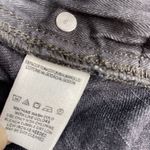 Free People  Black Button Fly Jeans Buckle Back Fray High Rise Shorts Women Sz 27 Photo 3