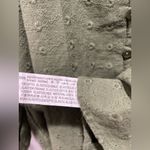 ZARA Olive Embroidered Button-Up Blouse Size XS Photo 7