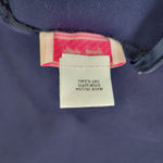 Love Ady Women Navy Blue Cap Sleeve Peplum Sheath Dress XS Photo 6