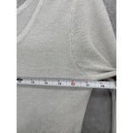 EXPRESS Women's Sweater Large Asymmetrical Hem Gray Long Sleeve Metallic FIbers Photo 6